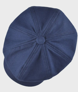 BOTVELA Heren Gatsby Pet van Twill Katoen - Stijlvolle 8-Panel Flat Cap