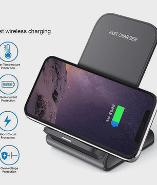 Universele Fast Wireless Charging Stand voor Smartphones
