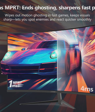 Z-EDGE 24" Curved Gaming Monitor | 200Hz, 1ms MPRT, Full HD 1080p, FreeSync, HDR
