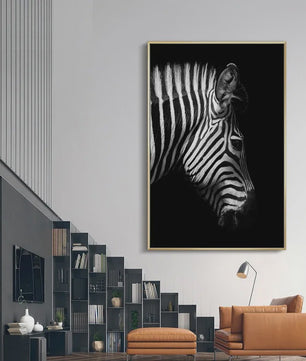 Moderne Canvas Schilderijen met Dieren: Leeuw, Olifant, Zebra & meer - Minimalistische Wanddecoratie