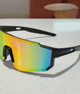 Sportzonnebril Oversized Mirror Lens - Lichtgewicht & UV-bescherming voor Heren & Dames