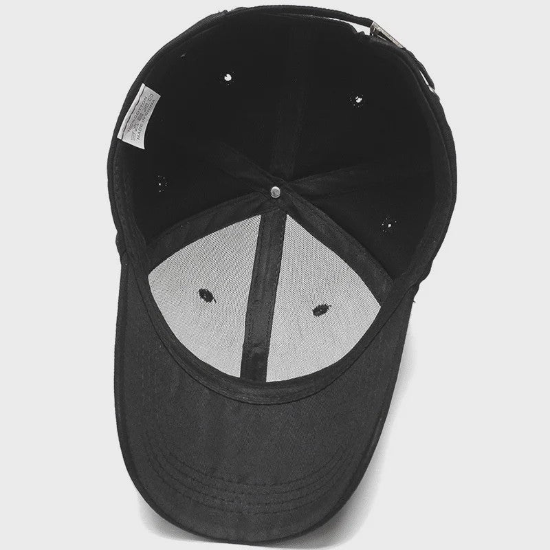 Uniseks Katoenen Baseball Cap met Verstelbare Metalen Gesp - Veel Kleuren
