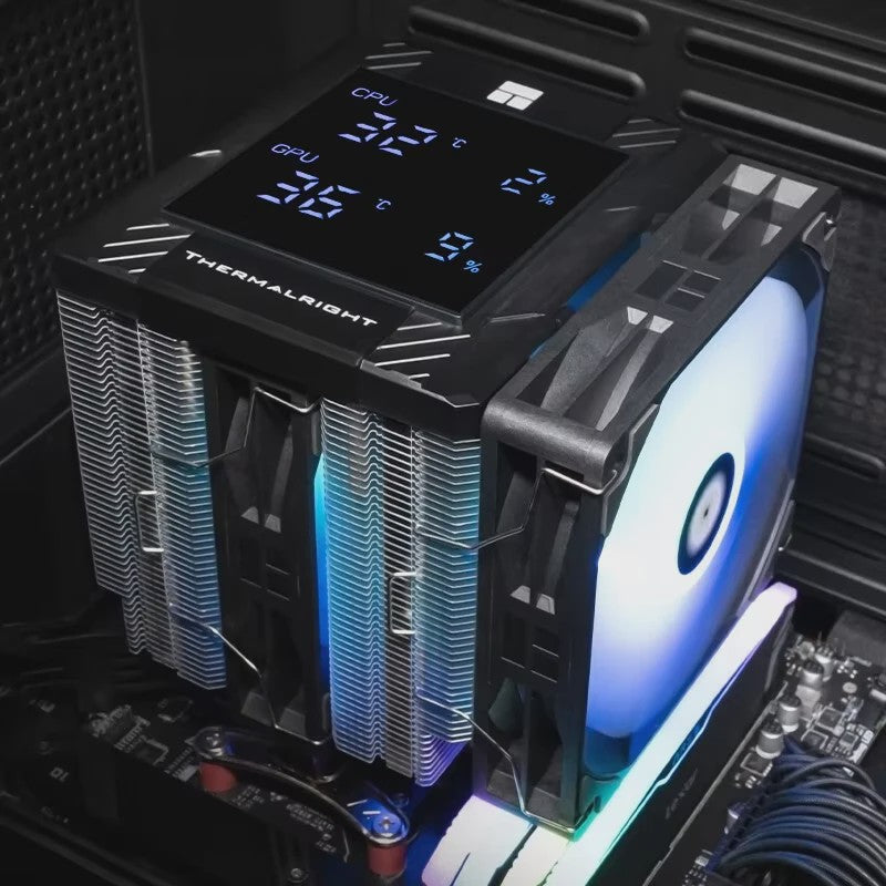 Thermalright PA120 Digital CPU Cooler met ARGB Ventilator en Temperatuur Display