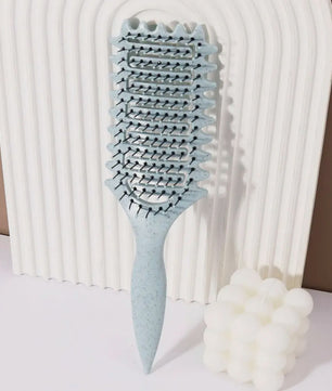 Ventilerende Stylingborstel met Massage-effect - Comfortabele Grip voor Natuurlijk Haar & Pruiken