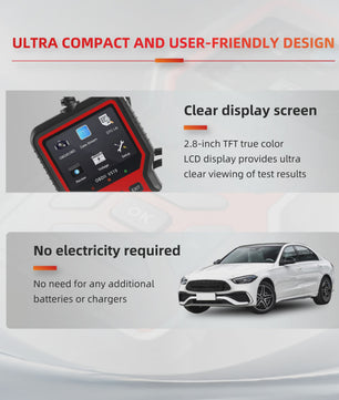 V519 OBD2 Autodiagnose Scanner Tool met Kleurenscherm voor Motorgezondheidscontrole