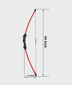 Beginners Handboog Set 45 inch - Outdoor Pijl en Boog voor Jeugd en Tieners