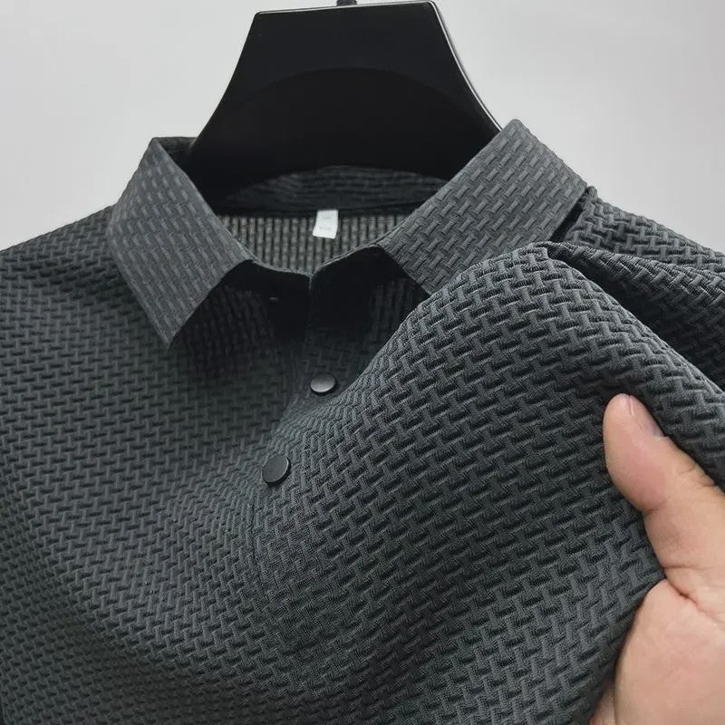 Heren Poloshirt van IJzige Zijde - Ademend & Modieus Zomer T-shirt tot 6XL
