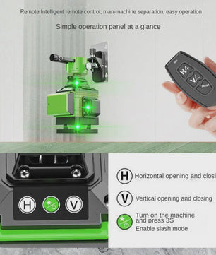 Professionele Laser Waterpas: 8/12/16 Lijnen Groen Laser met Statief & Zelfnivellerend