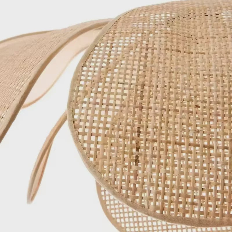 Retro Rotan Bloem Hanglamp - Sfeervolle Verlichting voor Woonkamer, Slaapkamer & Eetkamer