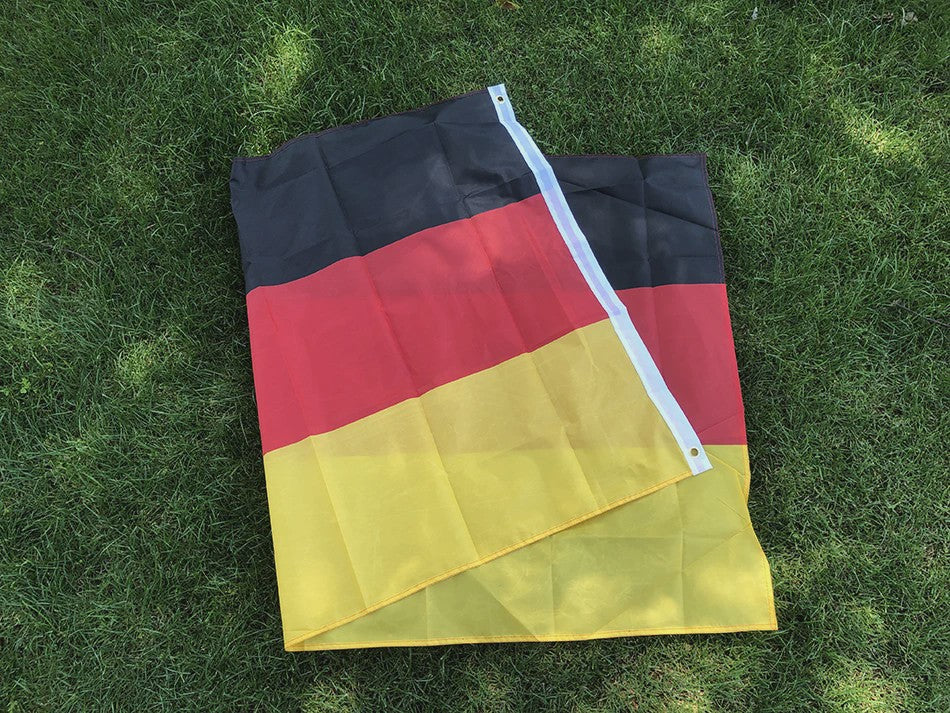 Duitse Vlag (60x90cm of 90x150cm) - Polyester - Zwart Rood Geel - Decoratie