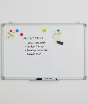 Magnetisch Whiteboard 40x30 cm met Aluminium Frame - Organiseer en Plan
