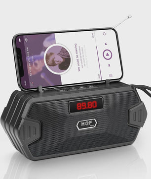 Draagbare Bluetooth Speaker met FM Radio - Hifi Geluid & Krachtige Bass
