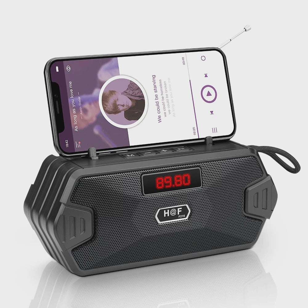 Draagbare Bluetooth Speaker met FM Radio - Hifi Geluid & Krachtige Bass