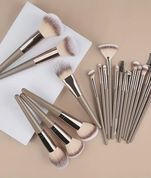 Professionele Make-up Kwasten Set (20 Stuks) - Foundation, Oogschaduw & Meer