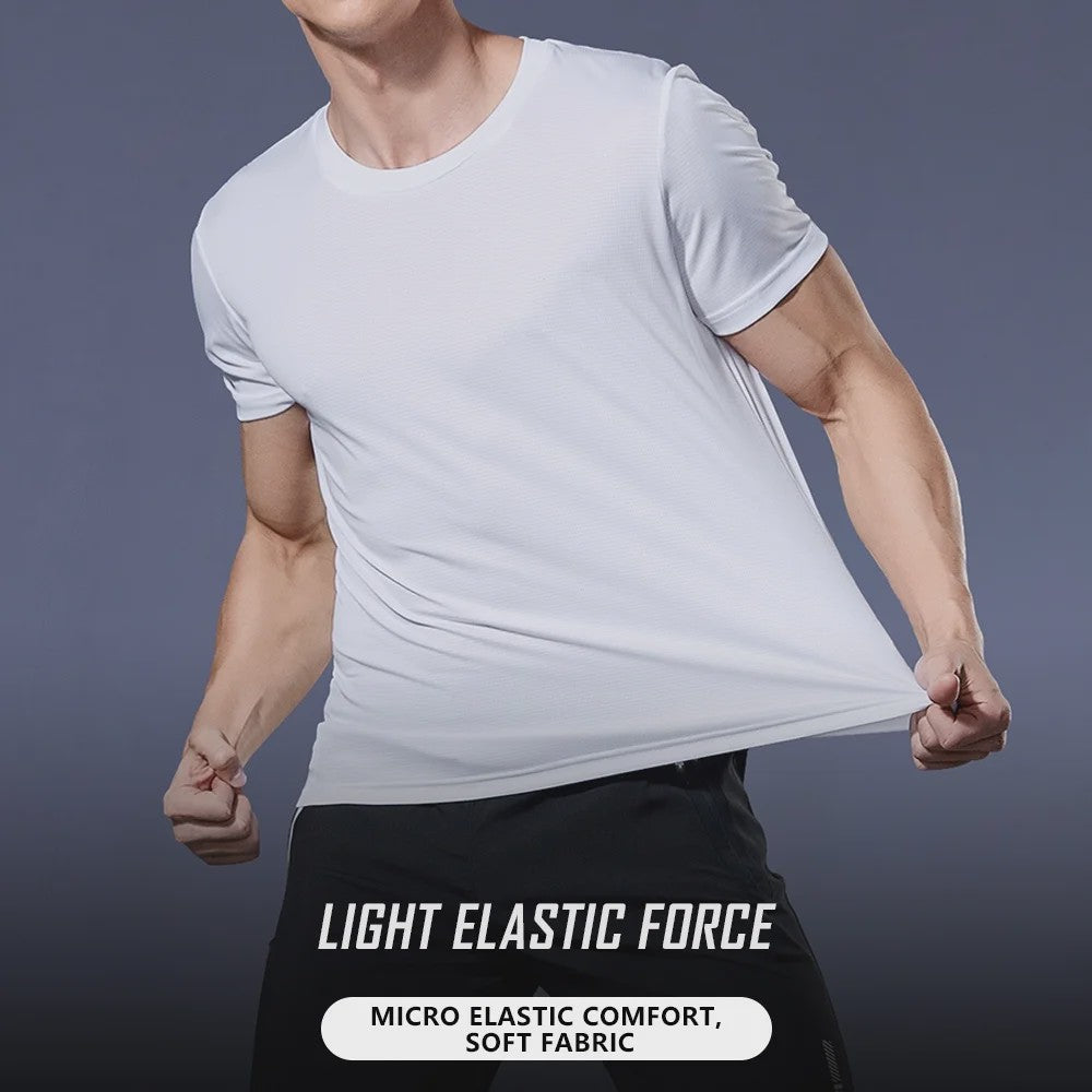 Heren Sneldrogend Sport T-shirt - Ademend & Lichtgewicht voor Training & Hardlopen