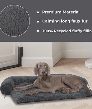 Luxe Fluffy Hondenkussen - Extra Zacht & Wasbaar Hondensofa voor Winterse Warmte