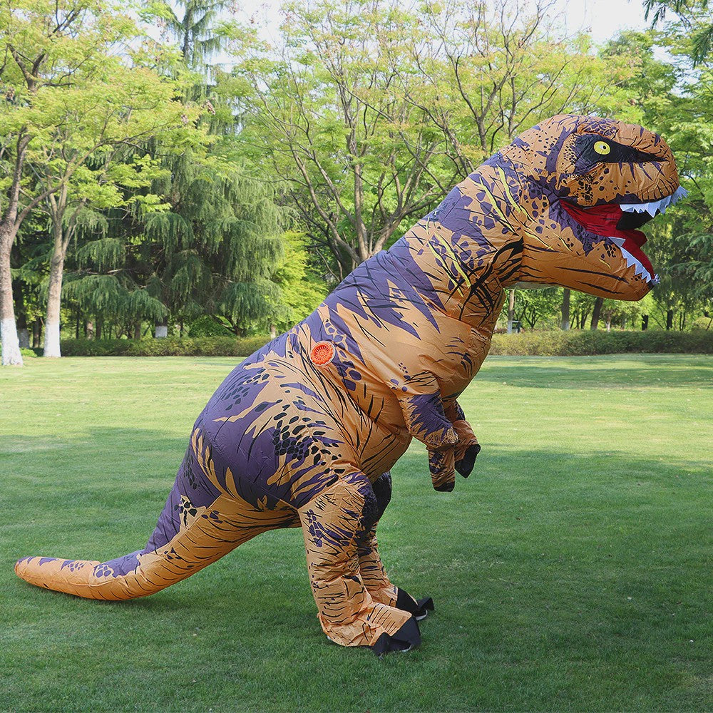 Opblaasbaar T-Rex Dinosaurus Kostuum voor Volwassenen - Halloween, Feest & Cosplay