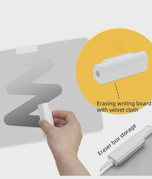 Magnetisch Schrijfbord A4 met Pen & Gum - Herbruikbaar Notitieblok voor Kantoor en Tekenen