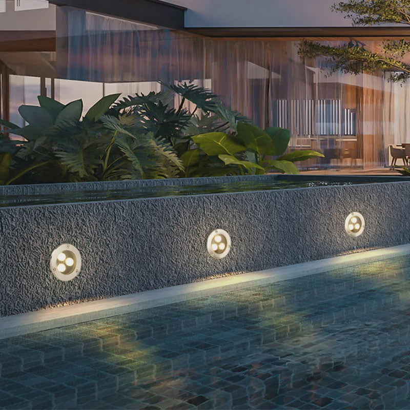 Waterdichte LED Grondspot 6W/10W/12W - Vierkante Tuinverlichting Buiten