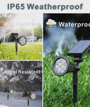 Waterdichte Solar Spotlight met 7 LED's - Tuinverlichting op Zonne-energie
