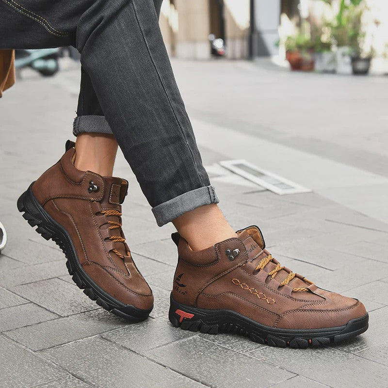 Heren Hoge Fashion Laarzen - Lente/Herfst Outdoor & Hiking Schoenen met Dikke Zool