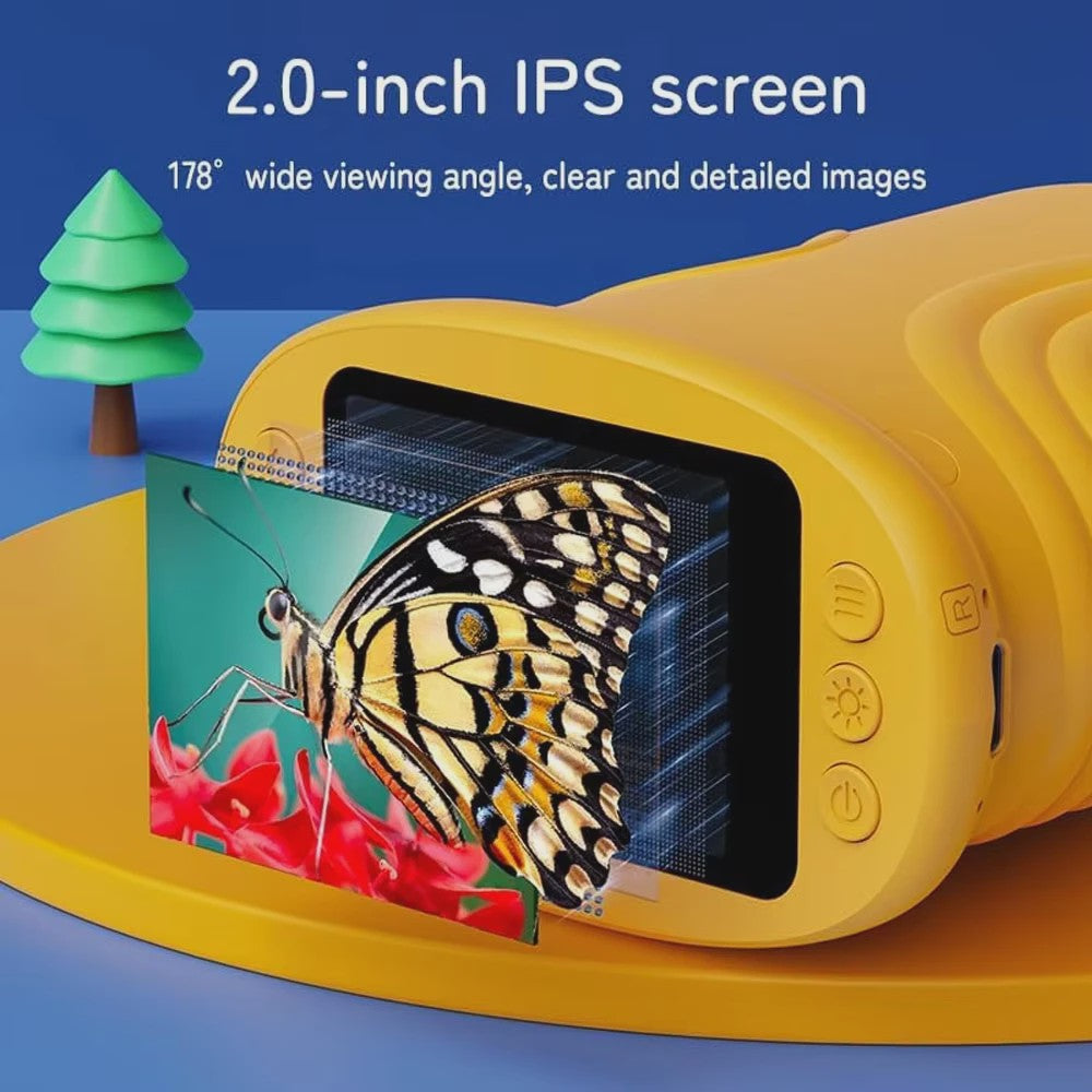 Draagbare Digitale Kinder Microscoop 1000x Zoom met 2.0" IPS Scherm - Educatief Cadeau