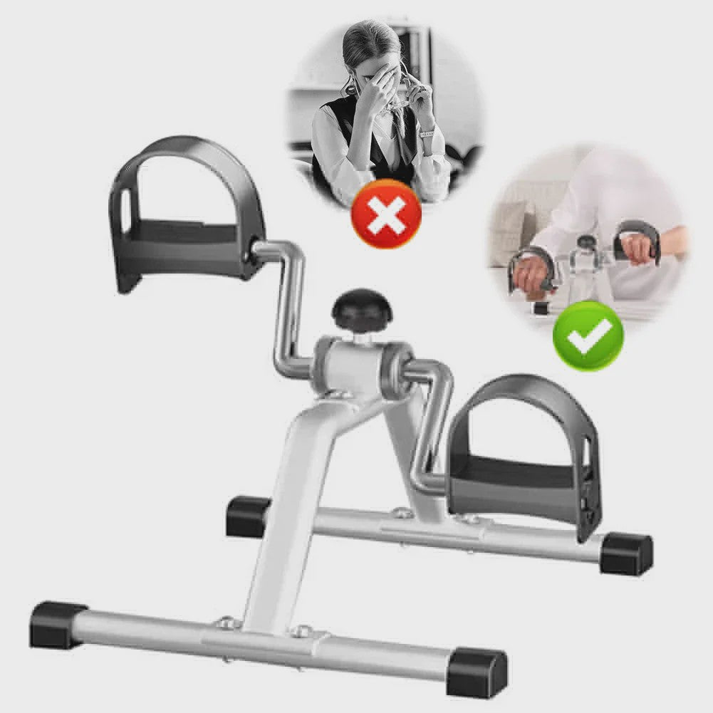 Mini Fiets Hometrainer Onder Bureau - Opvouwbaar met Instelbare Weerstand