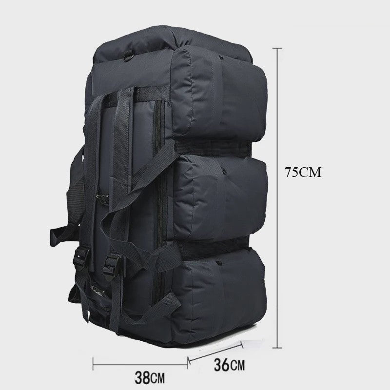 100L Grote Reistas Backpack - Waterbestendig & Duurzaam voor Outdoor Avonturen