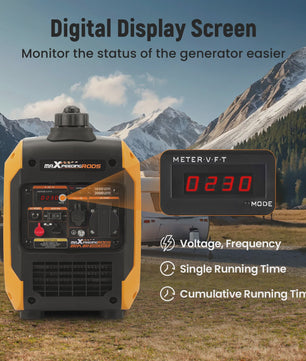 MAXPEEDINGRODS 2000W Draagbare Inverter Generator - Stil & Compact