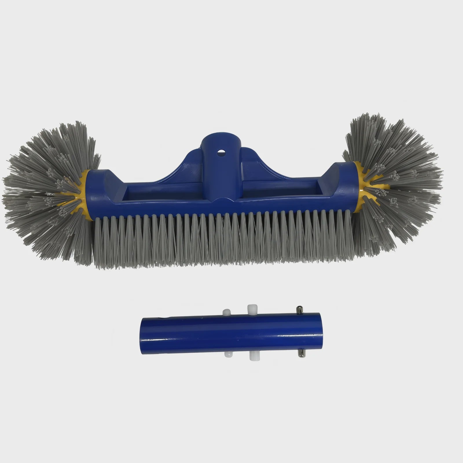 Stevige Zwembadborstelkop (33cm) met Afneembare Aluminium Steel voor Wanden, Trappen & Hoeken
