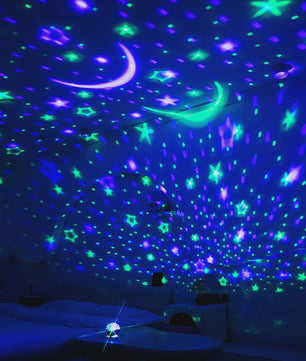 Sterrenhemel Projector Lamp - Magische Galaxy Maan & Sterren voor Kinderkamer