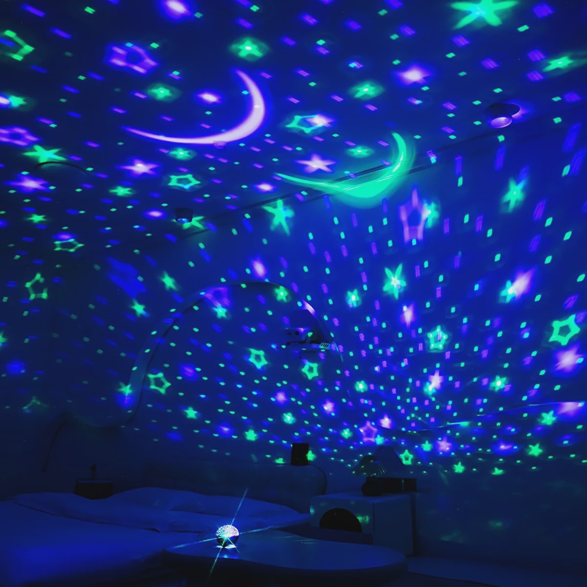 Sterrenhemel Projector Lamp - Magische Galaxy Maan & Sterren voor Kinderkamer