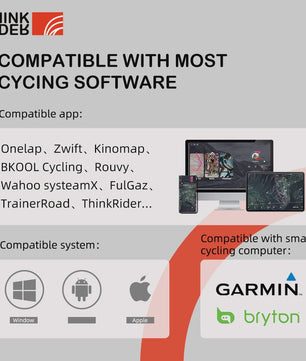 ThinkRider X2Max Smart Bike Trainer met Ingebouwde Powermeter voor MTB & Racefiets
