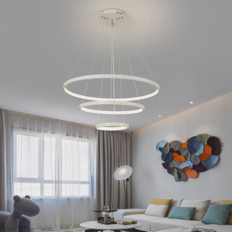 Moderne LED Plafondlamp Kroonluchter - Stijlvol Design voor Woonkamer, Slaapkamer & Eetkamer