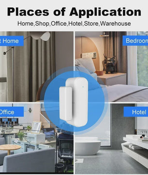 Zigbee 3.0 Deur- en Raamsensor - Slimme Beveiliging met App & Voice Control