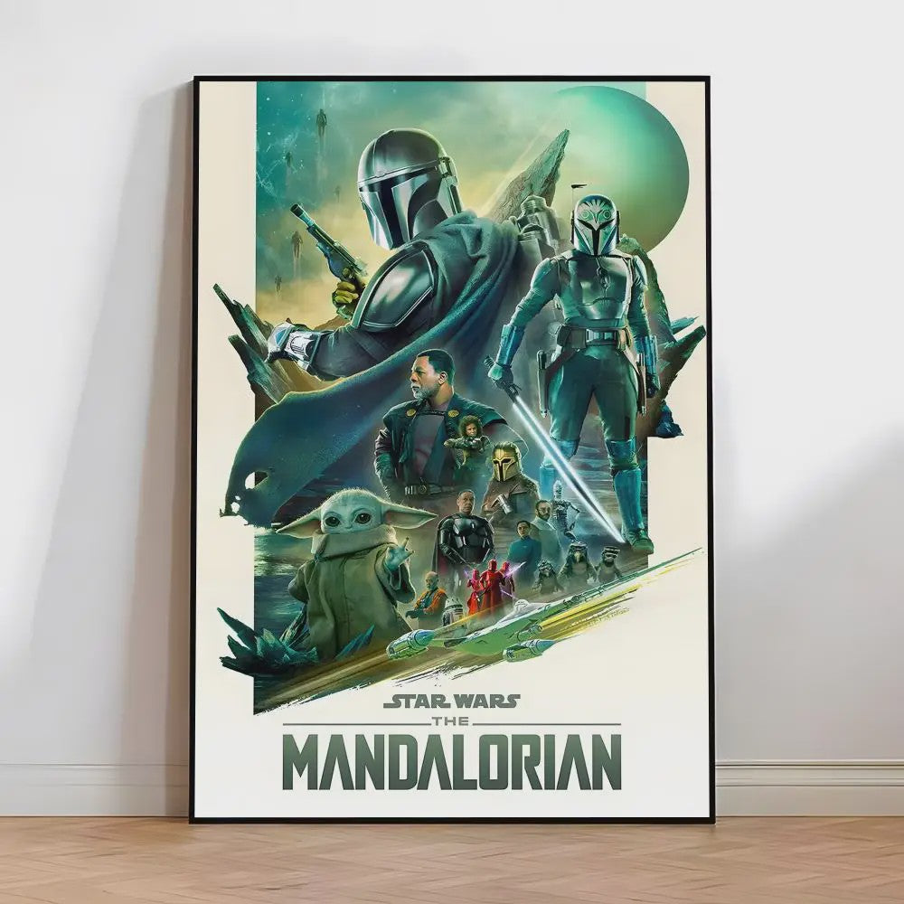 Star Wars Yuda Schilderij - HD Canvas Muurdecoratie voor Woonkamer & Bar