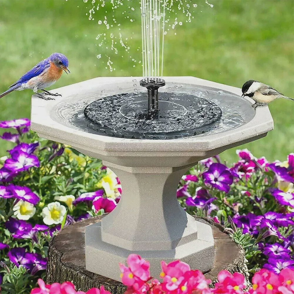 Drijvende Solar Fontein Pompen (13/16/18cm) - Verfraai Vogelbad & Tuinvijver