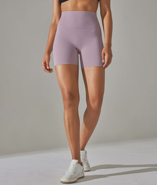 Dames Sportshorts Hoge Taille Squat Proof - Sneldrogend voor Yoga, Fitness & Fietsen