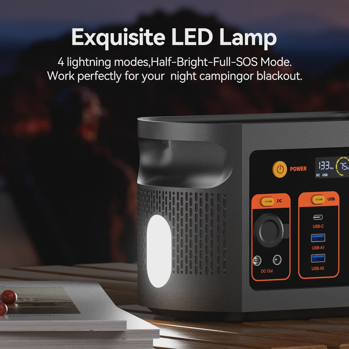 Flashfish E103 Power Station: 300W Draagbare Energiecentrale met 179.2Wh LiFePO4 Batterij