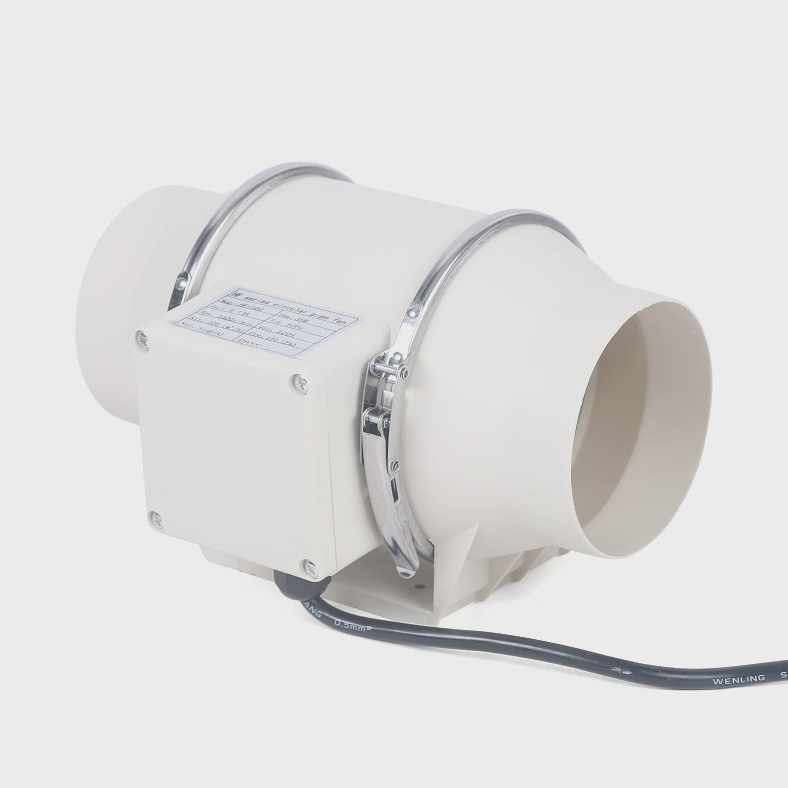 Stille Afzuigventilator 220V - Ideaal voor Keuken, Badkamer en Toilet