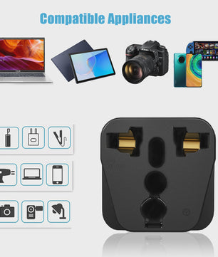 3-delige Universele Reisadapter: EU Plug Converter voor US, UK, AU Apparaten