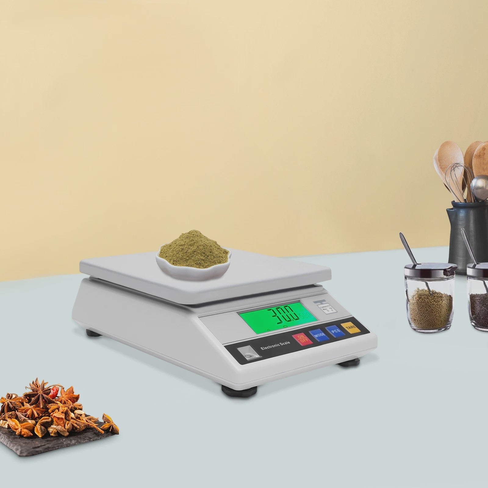 Precisie Elektronische Weegschaal 7.5kg met LCD Scherm - Ideaal voor Laboratorium en Kleine Items