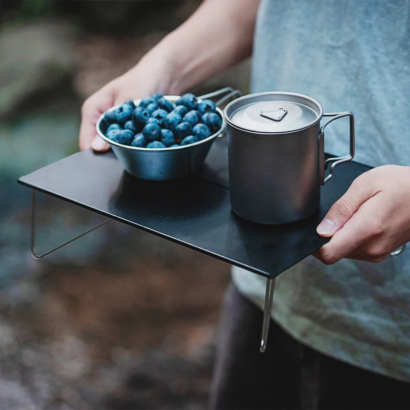 Ultralichte Aluminium Klaptafel voor Buiten - Compact & Draagbaar voor Camping, Picnic & BBQ