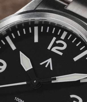 Militado ML18 Herenhorloge - 36mm, Sweep Second Quartz, Saffierglas, 100M Waterdicht