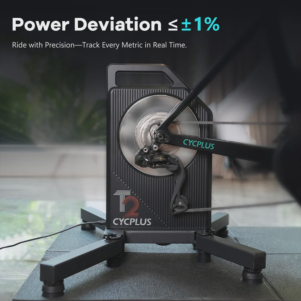 CYCPLUS T2 Direct Drive Smart Bike Trainer - Krachtige Indoor Fietservaring met ANT+ & BLE 5.0