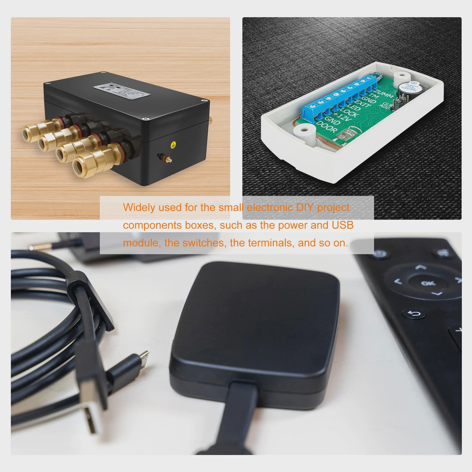 ABS Plastic Projectboxen (1-10 Stuks) - Stofdicht & Duurzaam voor Elektronica