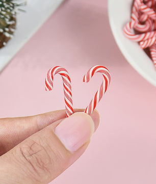 Mini Kerststokjes (10/30/50 Stuks) - Kleurrijke & Rode Candy Cane Decoraties voor Kerst DIY & Huisdecoratie