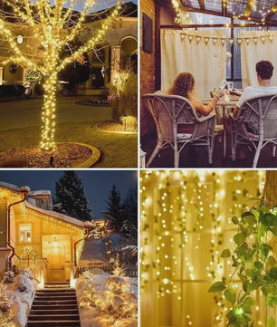 Zonne-energie Tuinslingers met 8 Modi - Waterdichte Draadverlichting voor Buitenfeesten en Kerst