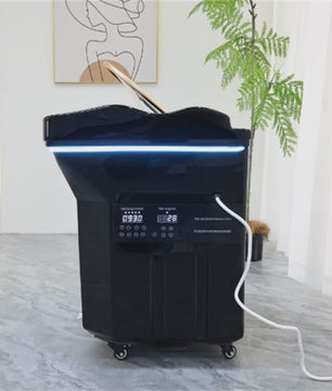 Professionele Haarspoelbak met Watercirculatie en Mobiel Ontwerp
