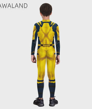 Deadpool & Wolverine Dual Cosplay Jumpsuit - Superhelden Outfit voor Kinderen & Volwassenen